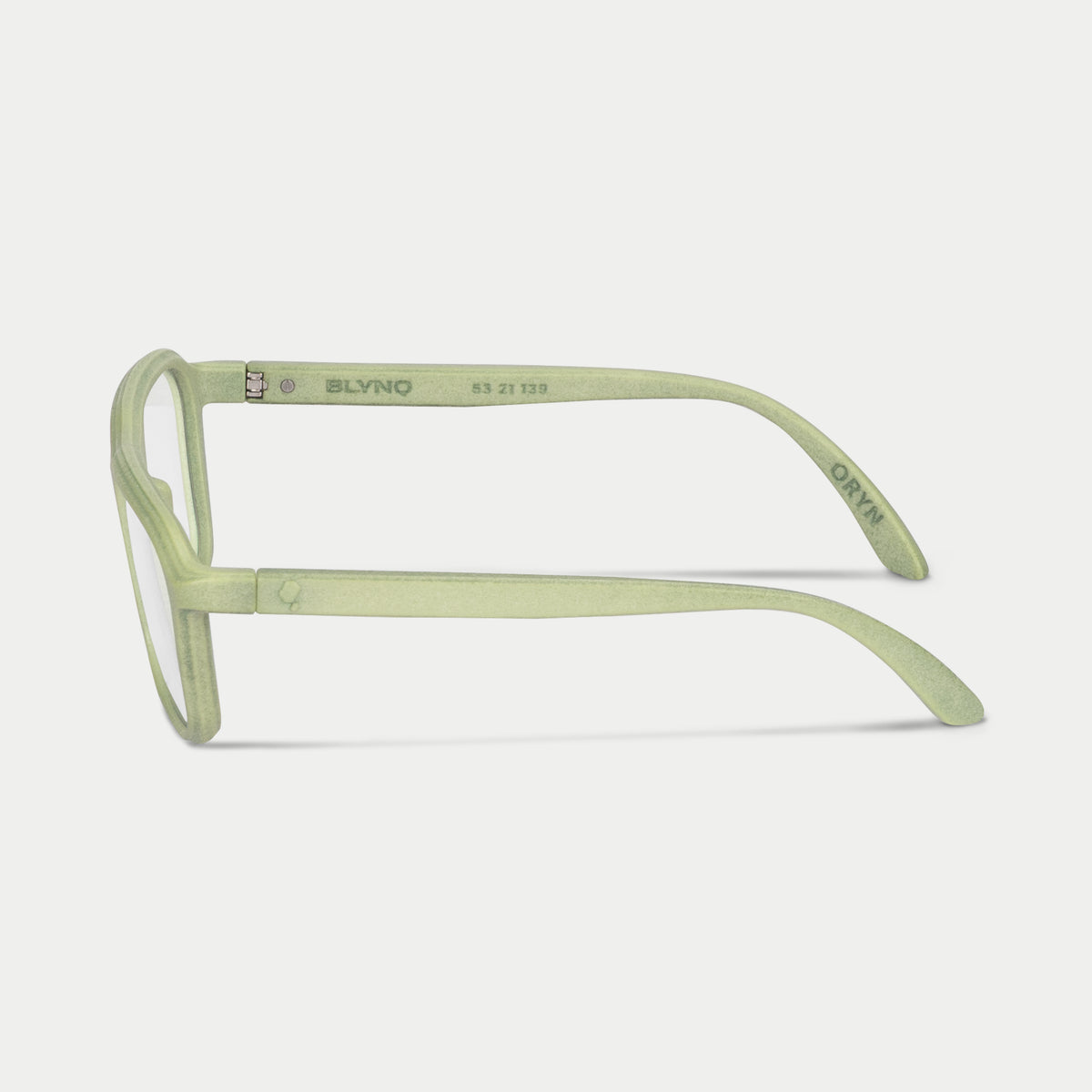 Blynq Oryn Color Mint Rectangular Clear Anti-Reflection Optical Frame