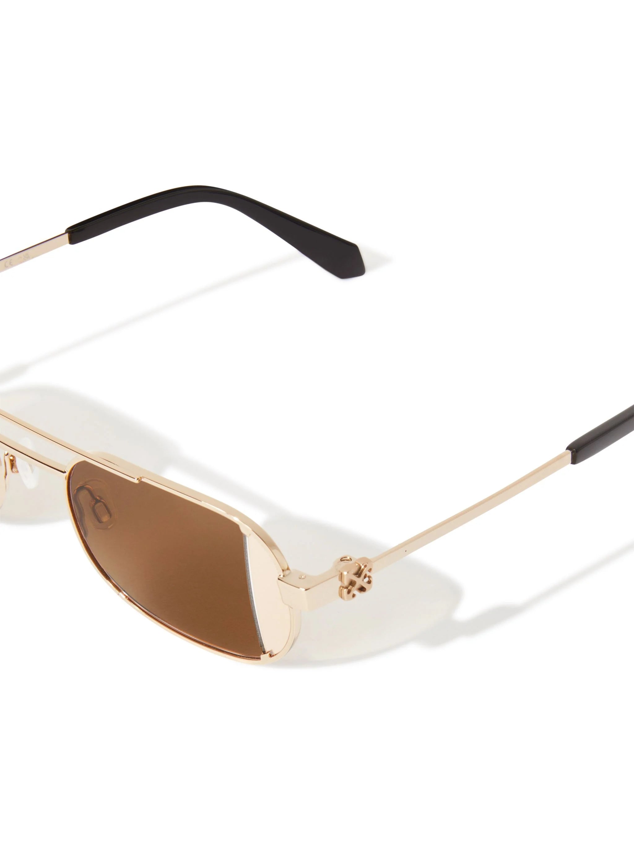 OFF-WHITE Lynn OERI14H 7664 – Gold / Brown-Havana Sunglasses