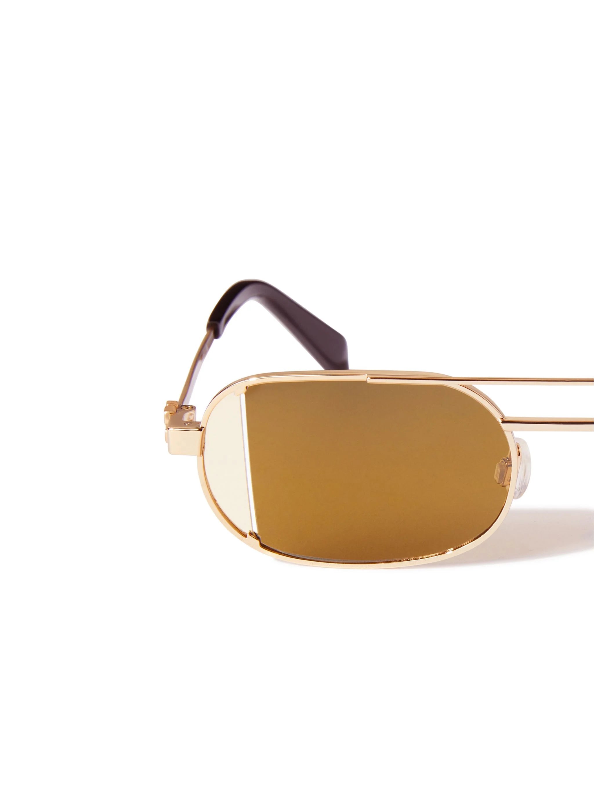 OFF-WHITE Lynn OERI14H 7664 – Gold / Brown-Havana Sunglasses
