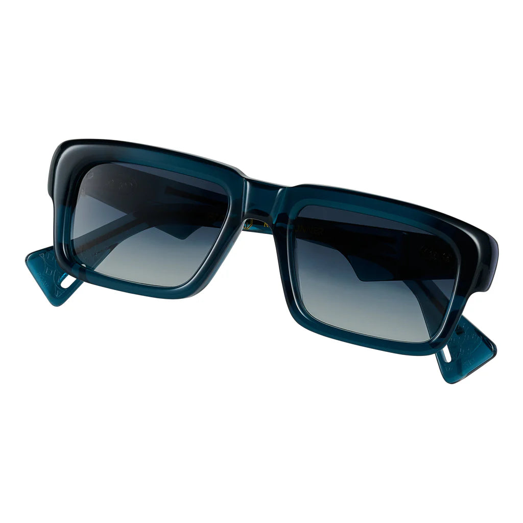 T HENRI Roadrunner Deep Blue – Hand-Carved Limited Edition Acetate Sunglasses