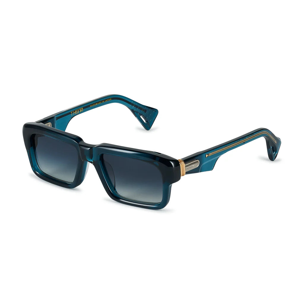 T HENRI Roadrunner Deep Blue – Hand-Carved Limited Edition Acetate Sunglasses
