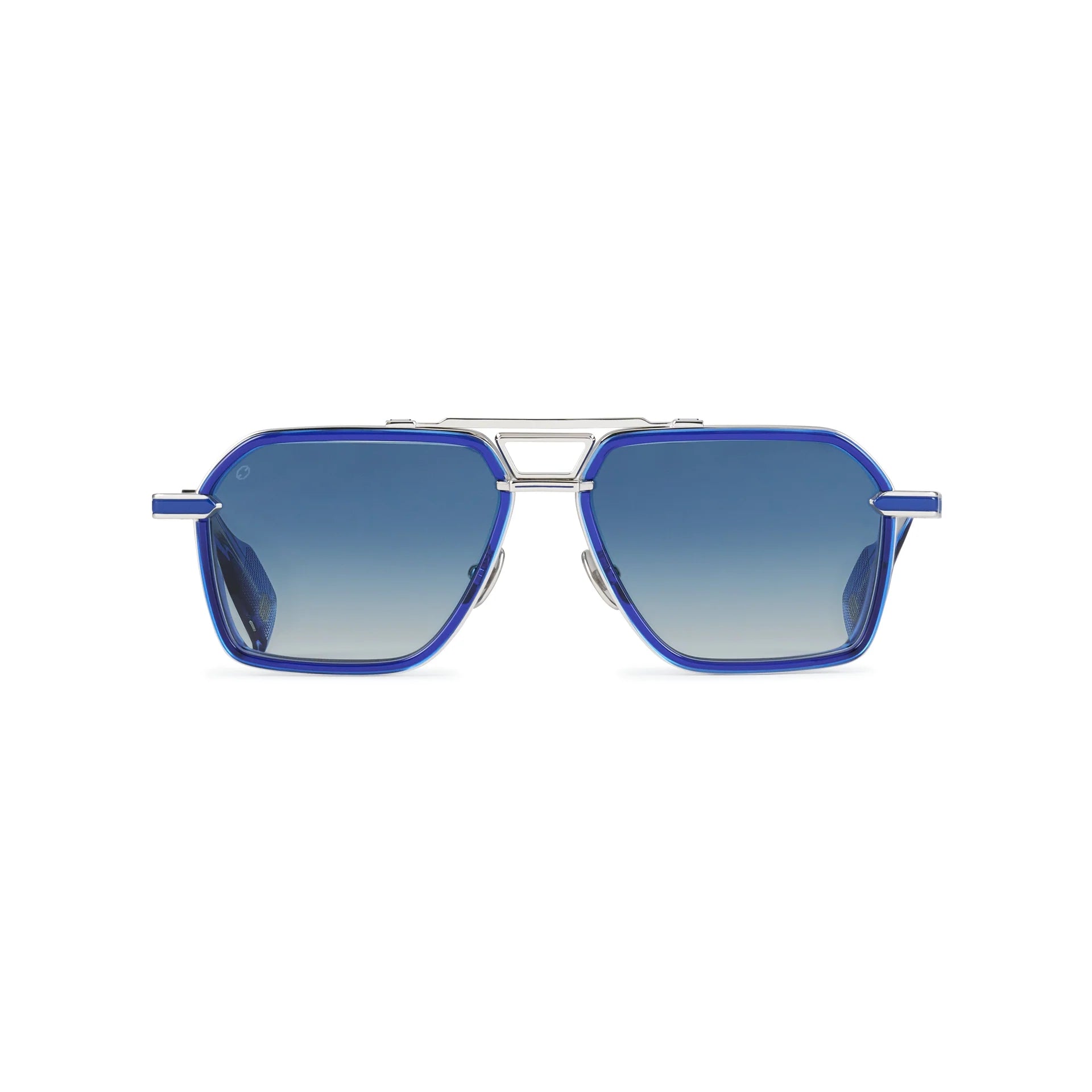 T HENRI Shadow Argent Bleu – Microproduction Limited Edition Square Sunglasses