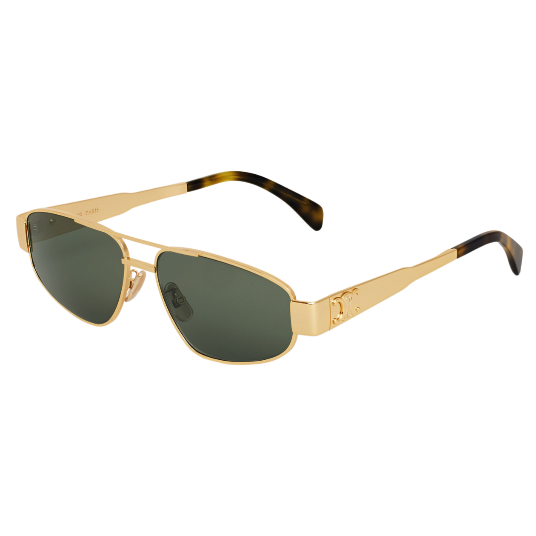 CELINE CL40281U 30N 57 – Metal Triomphe Gold Aviator