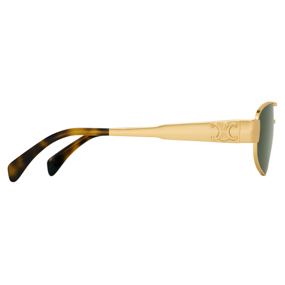 CELINE CL40281U 30N 57 – Metal Triomphe Gold Aviator