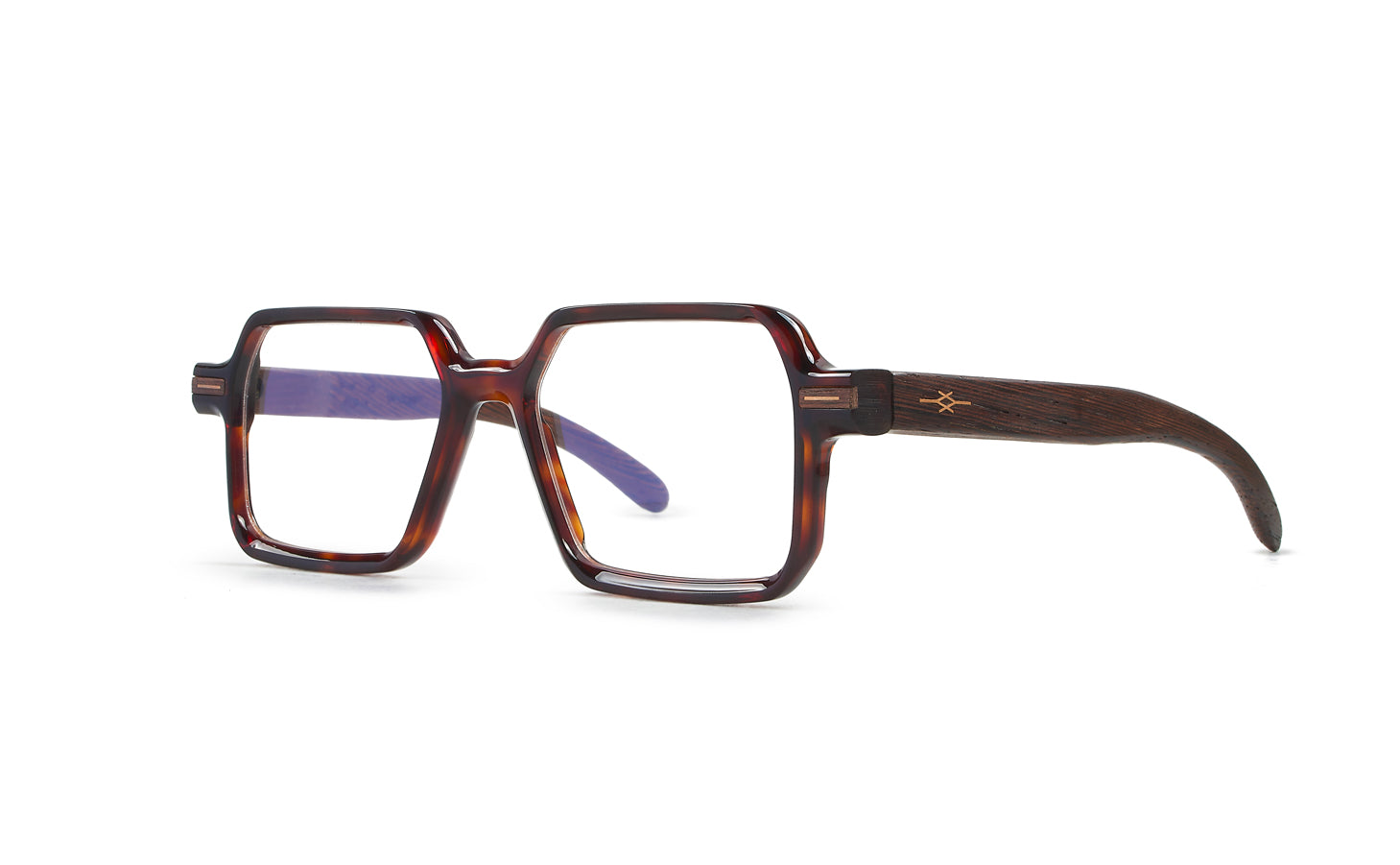 VAKAY Wind Light Tortoise Handmade Wooden Optical Frame
