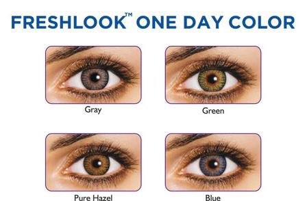 Alcon FreshLook One-Day Pure Contact Lenses – 10 Lenses per Box