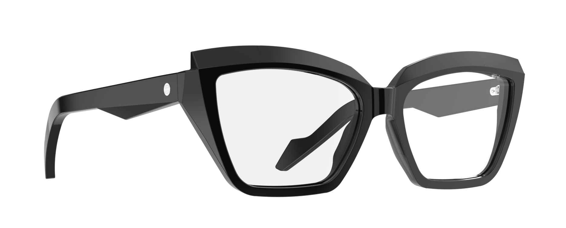 Original Vintage Sunglasses Reginella Diamond RGD02 Black Prismatic Frame