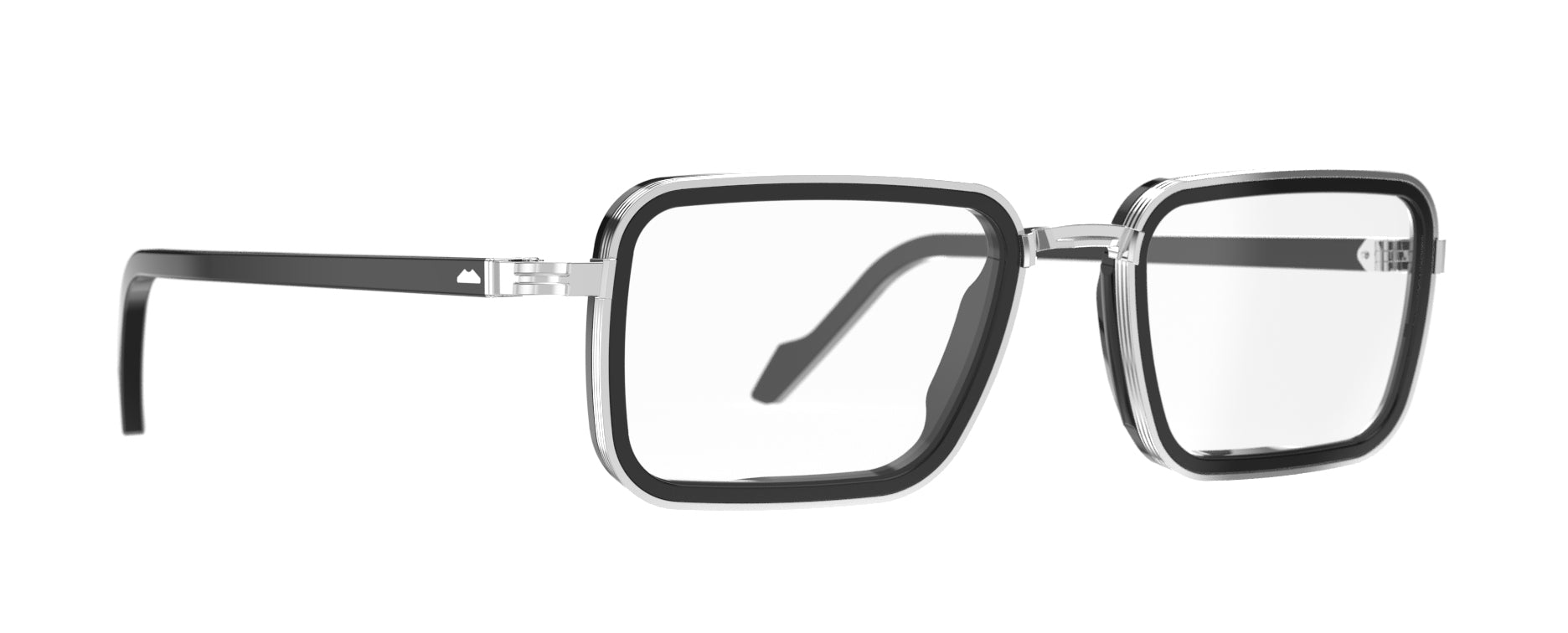 Original Vintage Sunglasses Roadster Zero RZ03 Black Silver Frame