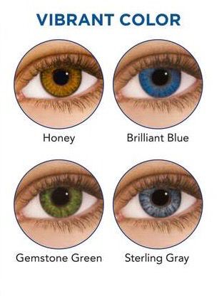 Alcon Air Optix Colors – Monthly Brown Power Contact Lenses (2 Lenses per Box)