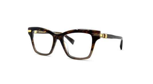 Balmain SENTINELLE III BPX-119B-52 – Dark Brown Swirl to Light Brown Crystal / Gold