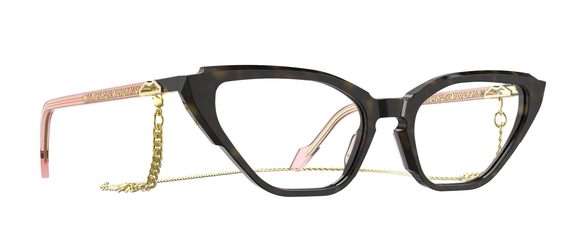 Original Vintage Sunglasses Naples Bay NB07 Havana Gold Cat-Eye Frame