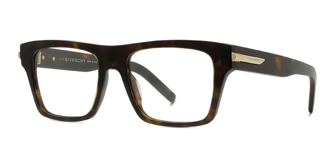 Givenchy GV50062I 052 Havana Tortoise Square Full Rim Optical Frame