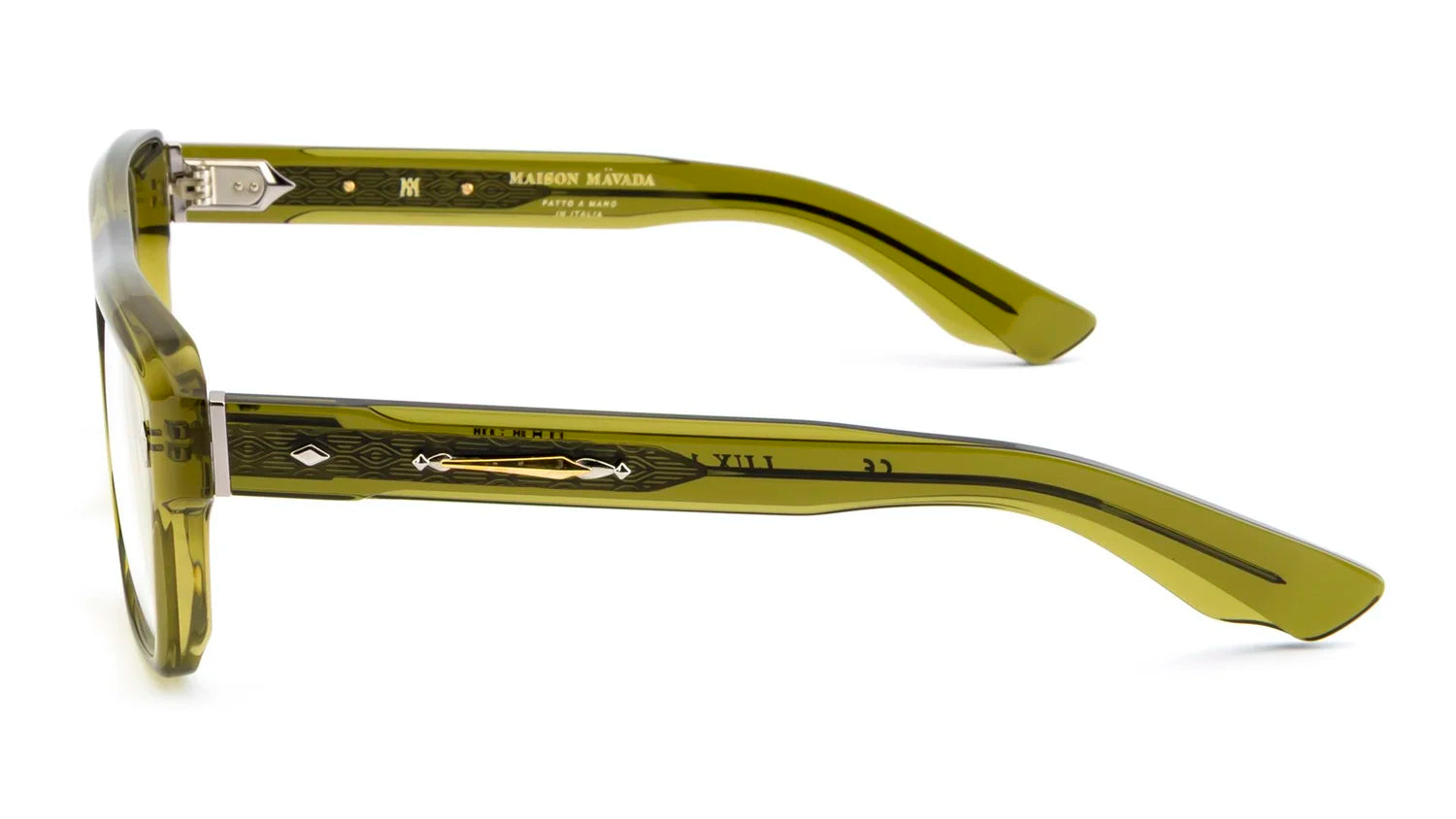Maison Mavada LUX 11 C.3390-15 Green Square Optical Frame