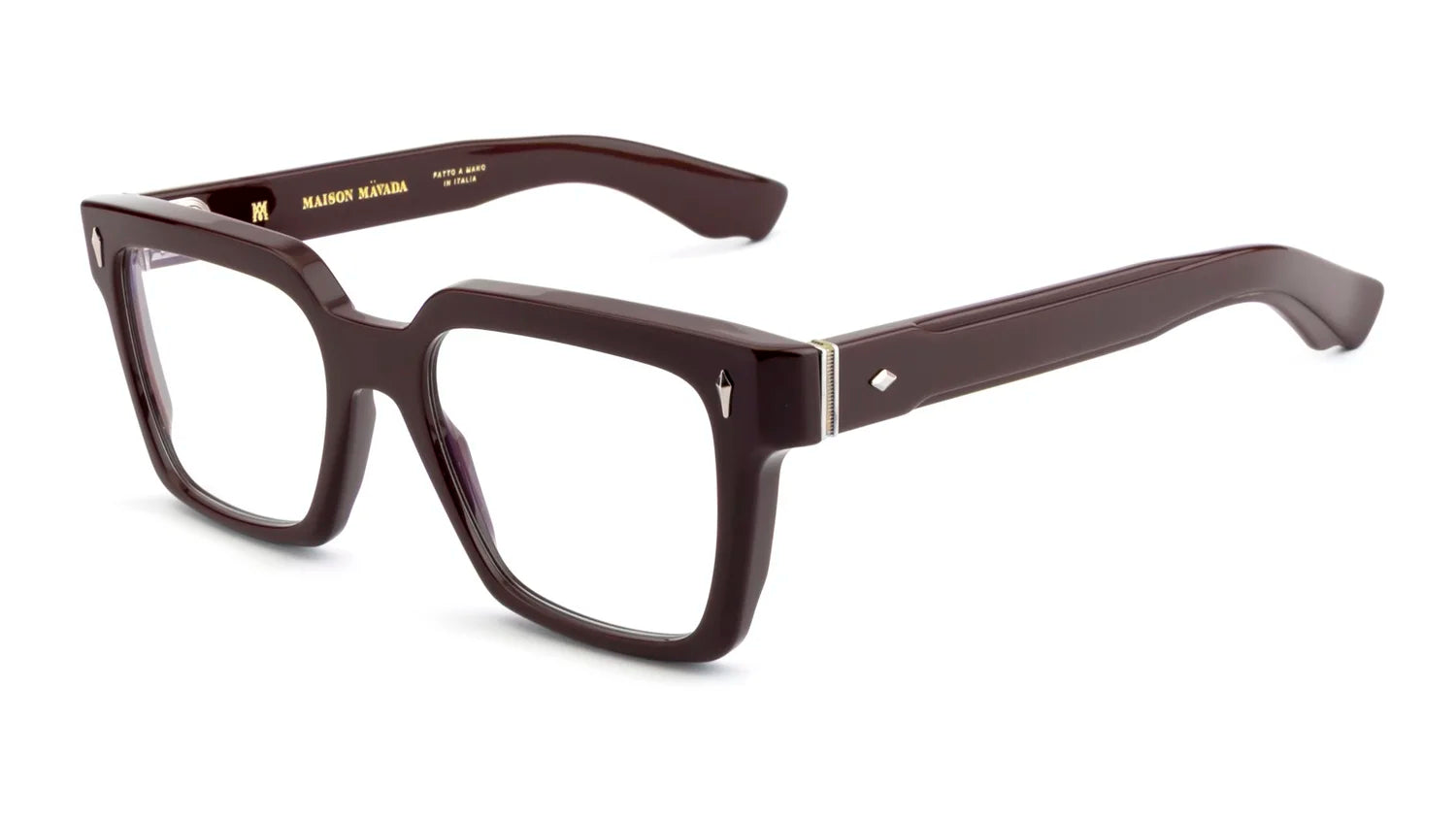 Maison Mavada LUX 4 C.3571 Maroon Square Optical Frame