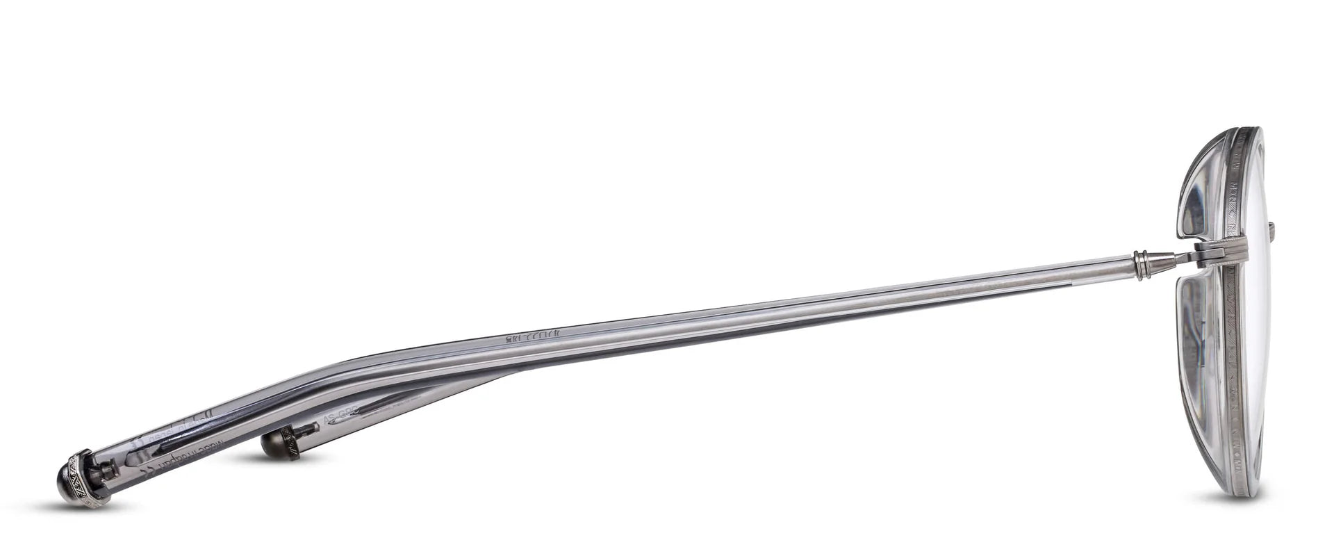 Matsuda M3134 – Antique Silver / Grey Crystal