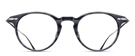 Matsuda M2056 – Black Stripe / Brushed Silver