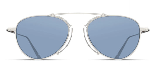 Matsuda M3130 – Palladium White / Cobalt Blue