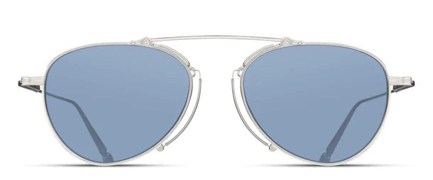 Matsuda 3130 PW/53 – Palladium White Titanium Aviator Sunglasses