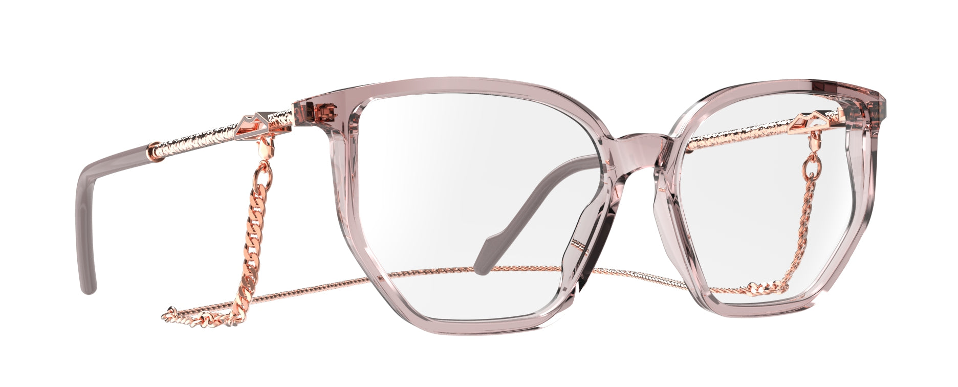 Original Vintage Sunglasses Naples View NIV01 Rose Cat-Eye Frame
