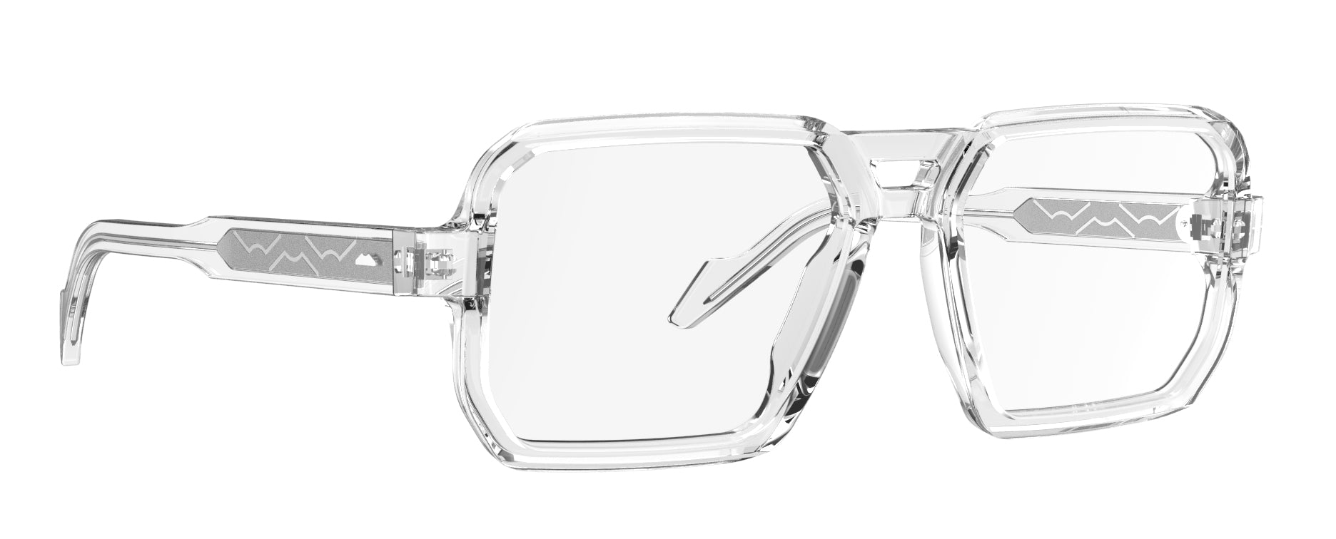 Original Vintage Sunglasses Little Bridges LB02 Silver Crystal Frame
