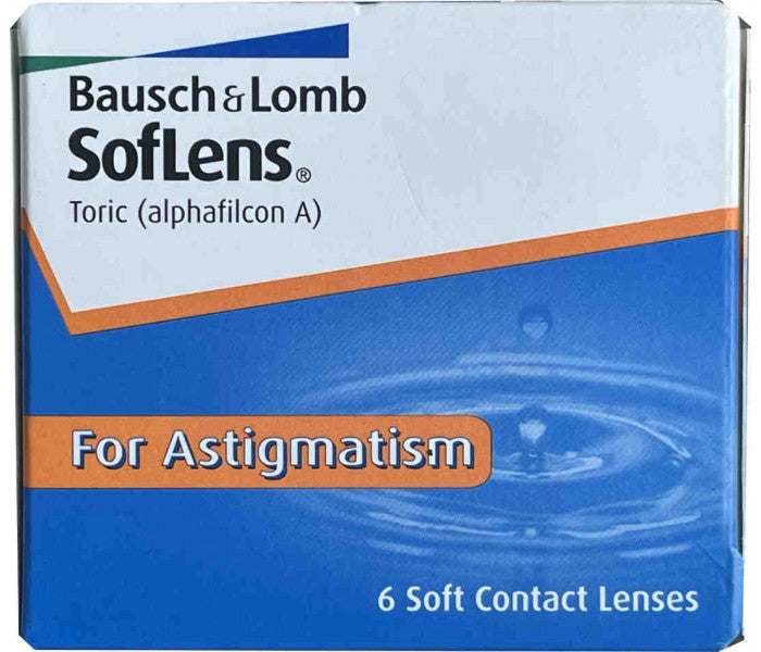 Bausch + Lomb Soflens Toric – Monthly Disposable Contact Lenses (6 Lenses)