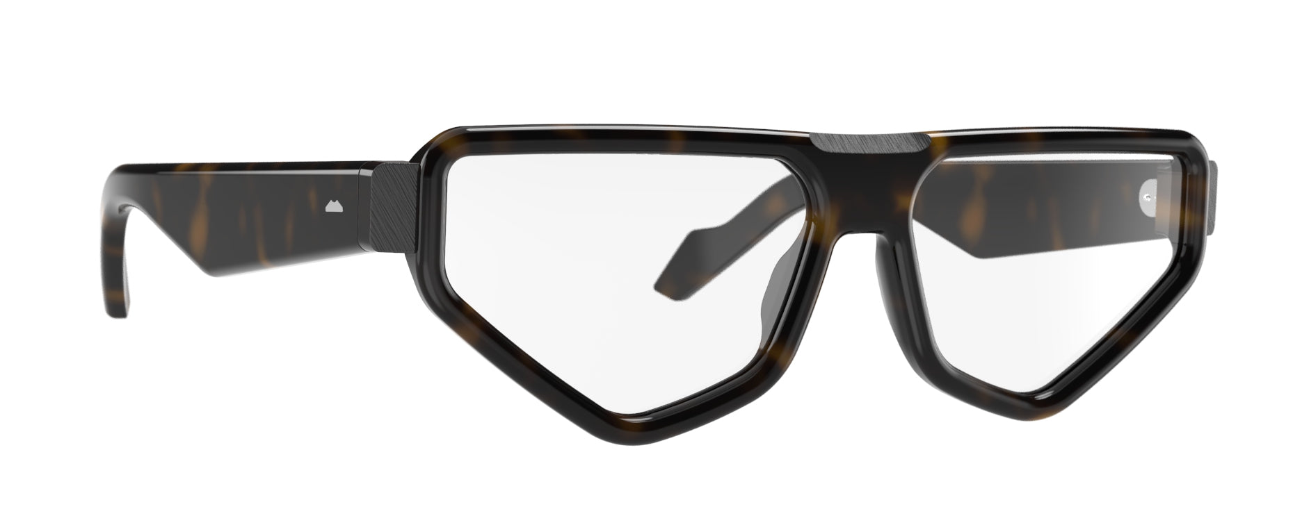 Original Vintage Sunglasses Zero81 Club ZC04 Tobacco Geomatric