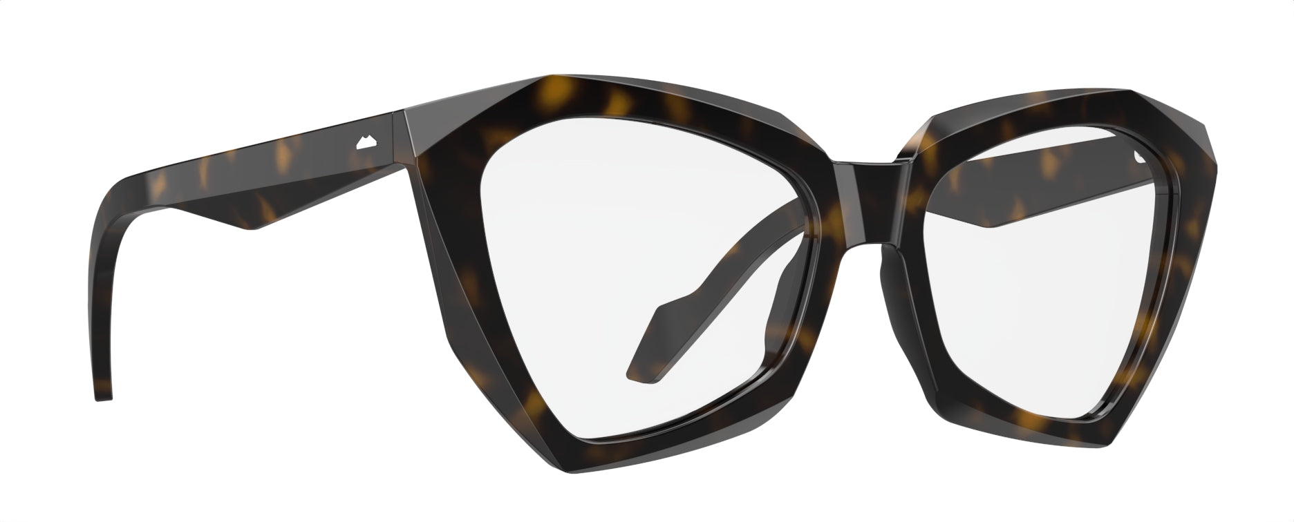 Original Vintage Sunglasses Gloss Diamond GDM03 Tobacco Havana Diamond-Shaped Frame
