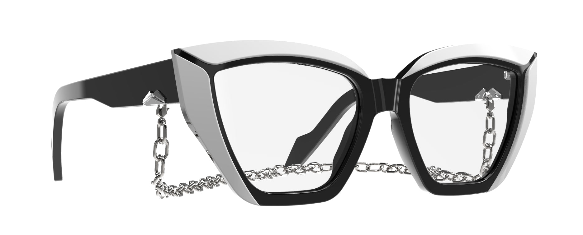 Original Vintage Sunglasses Naples Street NST01 White Black Frame
