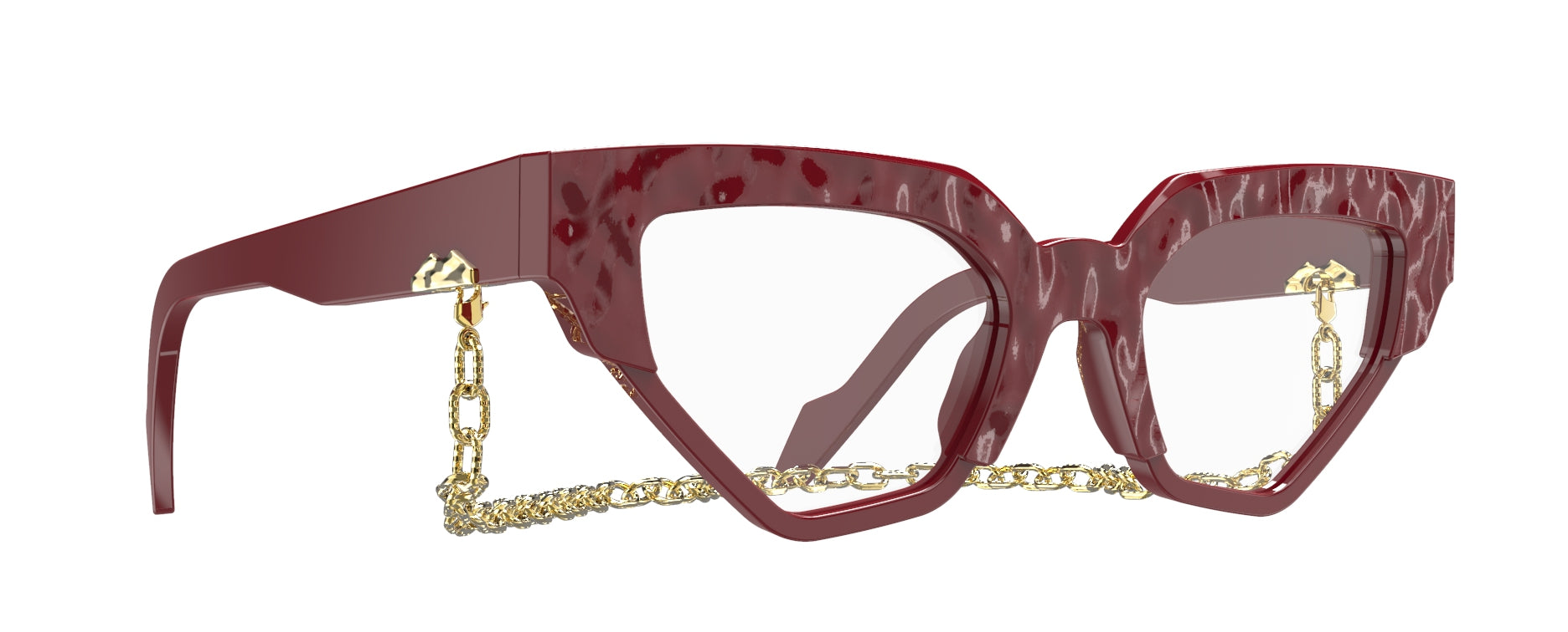 Original Vintage Sunglasses Naples Wave NW03 Wine Geometric Frame